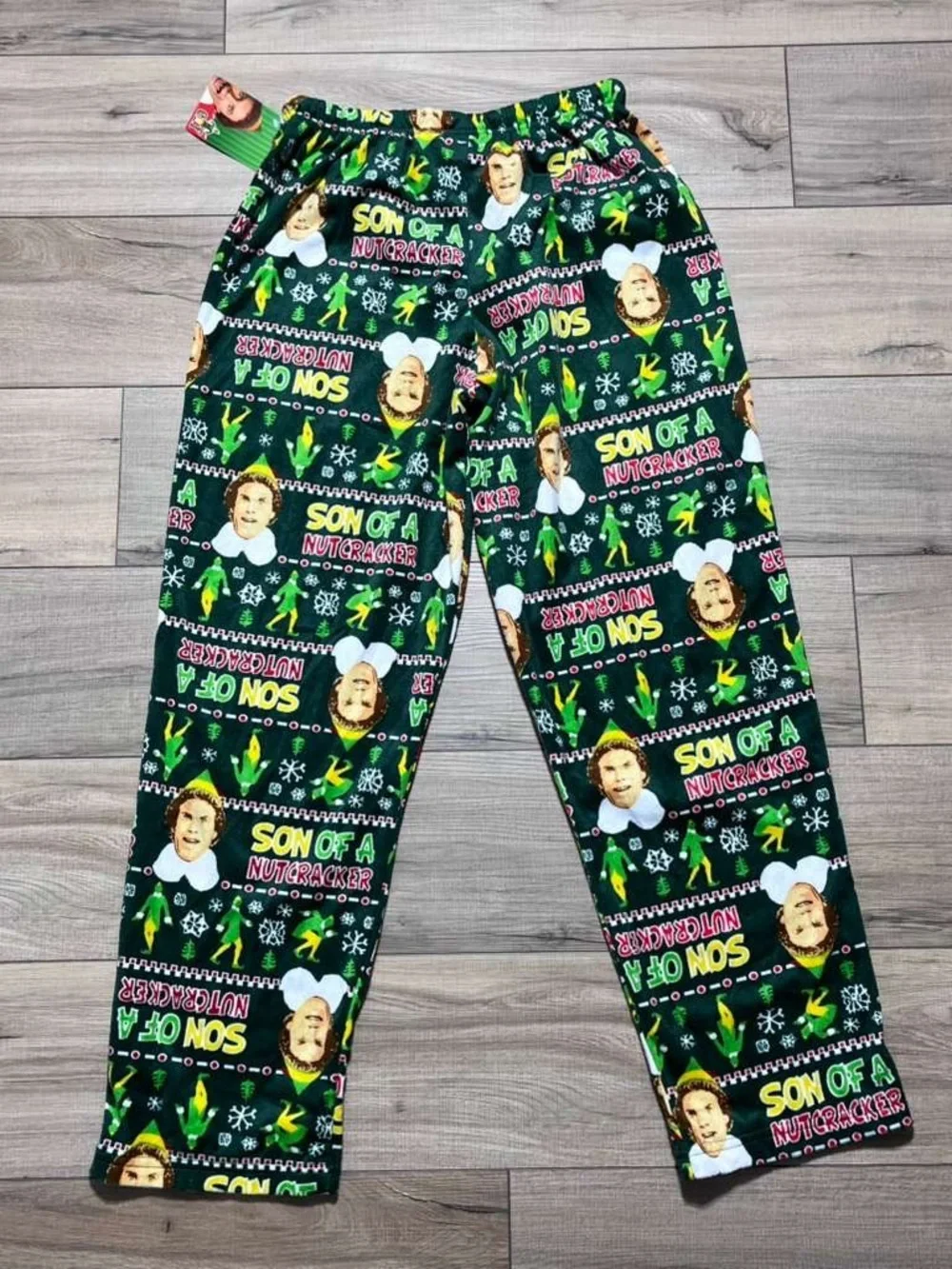Elf Movie Mens Son Of A Nutcracker Fleece Pajama Lounge Pants Size Medium - Picture 10 of 12
